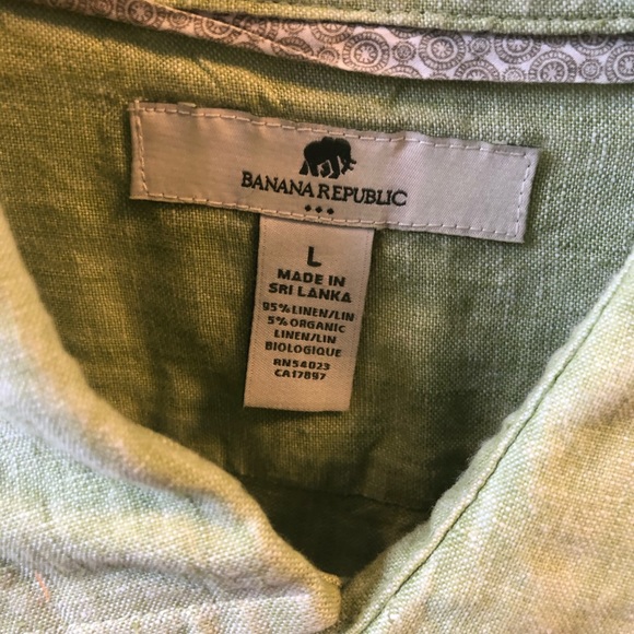 Banana Republic Linen Shirt - Picture 3 of 3